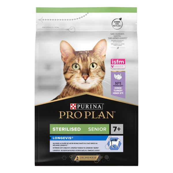 Pro Plan 1,5 Kg Longevis Senior Sterilised Hindi | Yetişkin Kuru Kedi Maması